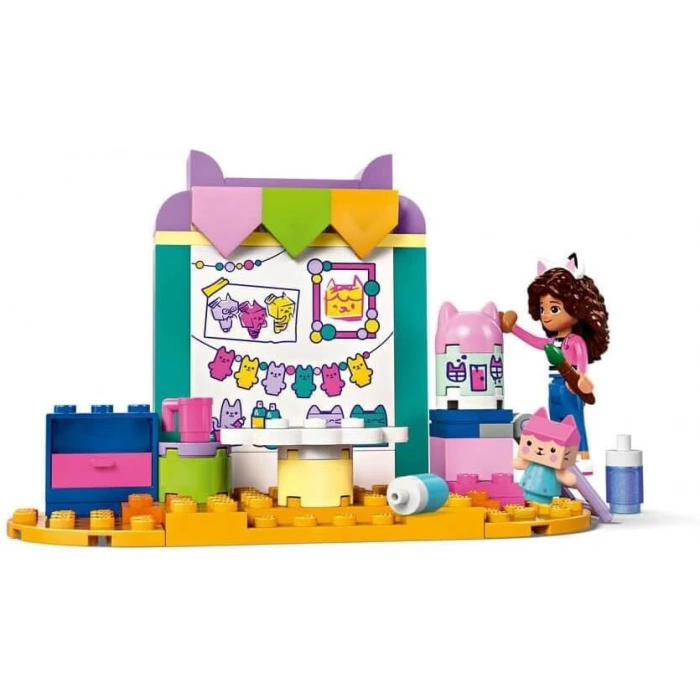 LEGO Gabby’s Dollhouse Karton Yavru Kedi ile El Sanatları 10795- 4 Yaş ve Üzeri Çocuklar için (60 Parça)