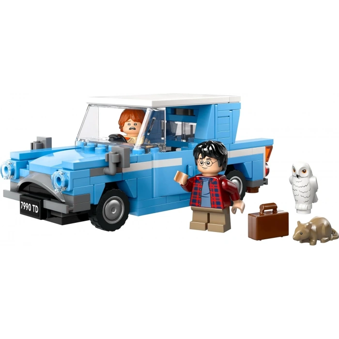 LEGO Harry Potter Uçan Ford Anglia 76424-7 Yaş ve Üzeri Harry Potter Hayranları için Harry Potter ve Ron Weasley Minifigürü İçeren Koleksiyonluk Yaratıcı Oyuncak Yapım Seti (165 Parça)