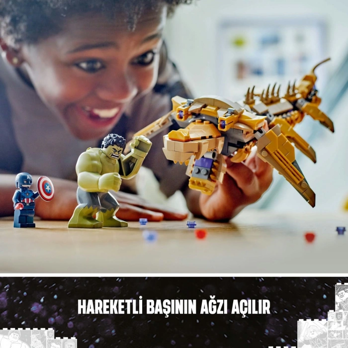 LEGO Marvel Avengers, Leviathan’a Karşı 76290-7 Yaş ve Üzeri Süper Kahraman Sevenler İçin Yaratıcı Oyuncak Yapım Seti (347 Parça)