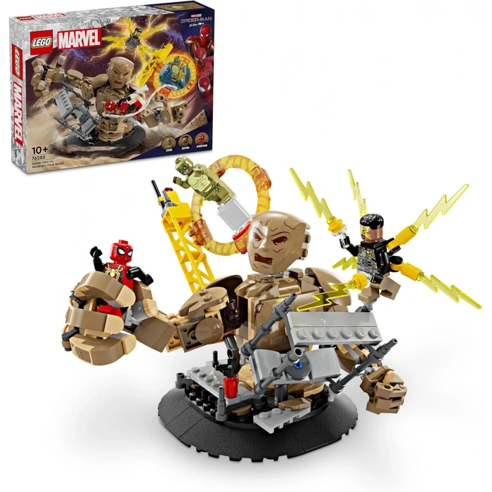 LEGO Marvel Örümcek Adam Kum Adam’a Karşı: Son Savaş 76280 – 10 Yaş ve Üzeri Süper Kahraman Seven Çocuklar için Yaratıcı Oyuncak Yapım Seti (347 Parça)