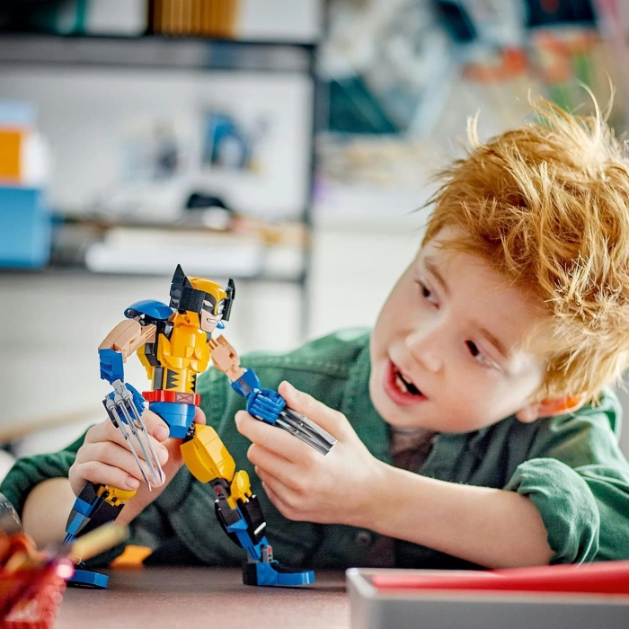 LEGO Marvel Super Heroes Wolverine Yapım Figürü 76257-8 Yaş Ve Üzeri Çocuklar Için Tam Eklemli