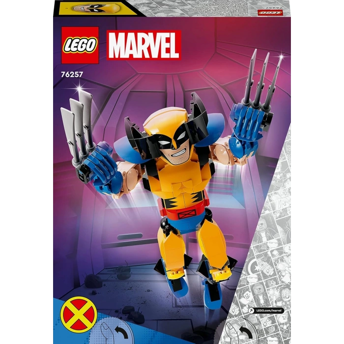 LEGO Marvel Super Heroes Wolverine Yapım Figürü 76257-8 Yaş Ve Üzeri Çocuklar Için Tam Eklemli