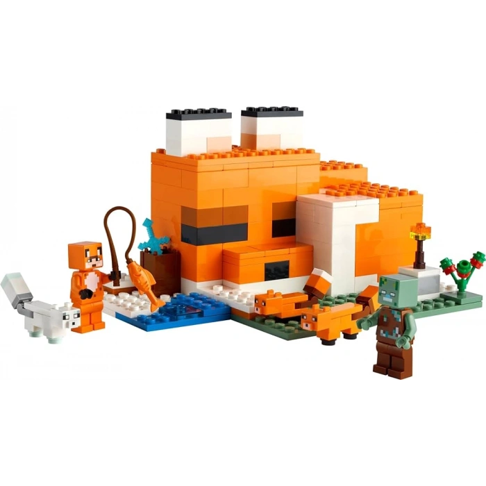 LEGO ® Minecraft Tilki Kulübesi 21178 Yapım Seti (193 Parça)