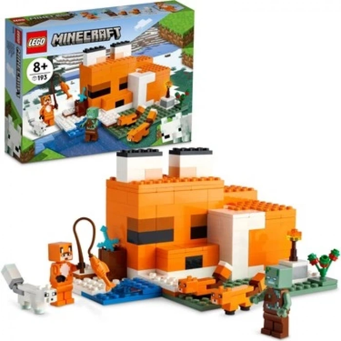 LEGO ® Minecraft Tilki Kulübesi 21178 Yapım Seti (193 Parça)