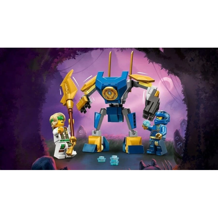 LEGO NINJAGO Jay’in Robotu Savaş Paketi 71805-6 Yaş ve Üzeri Çocuklar için Jay Minifigürü İçeren Yaratıcı Oyuncak Yapım Seti (78 Parça)