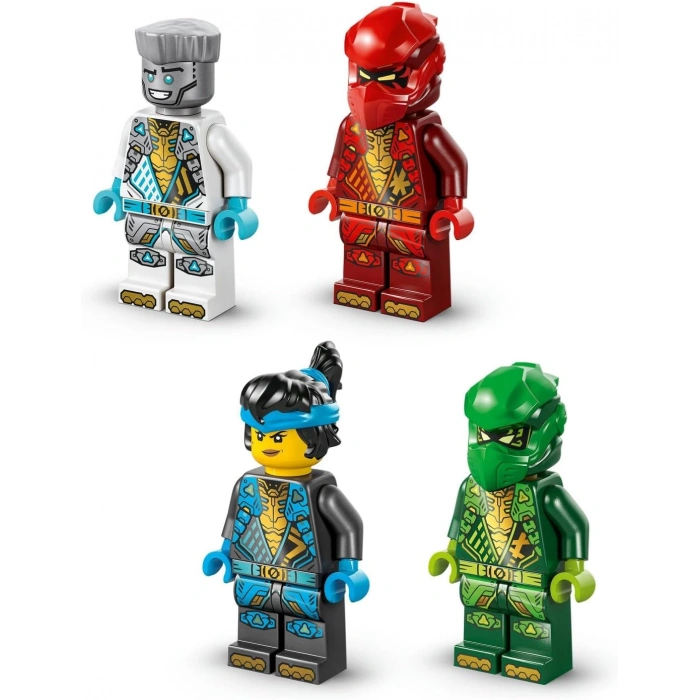 LEGO NINJAGO Ninja Spinjitzu Tapınağı 71831-4 Yaş ve Üzeri Çocuklar için 4 Minifigürle Ejderha Modeli İçeren Yaratıcı Oyuncak Yapım Seti, Doğum Günü Hediyesi (158 Parça)