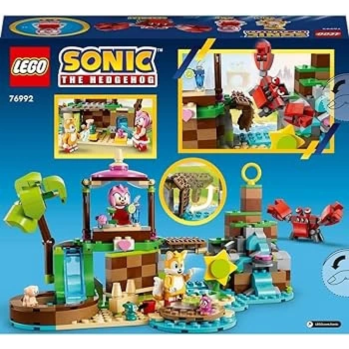 LEGO Sonic the Hedgehog Amy’nin Hayvan Kurtarma Adası 76992 Oyuncak Yapım Seti (388 Parça)