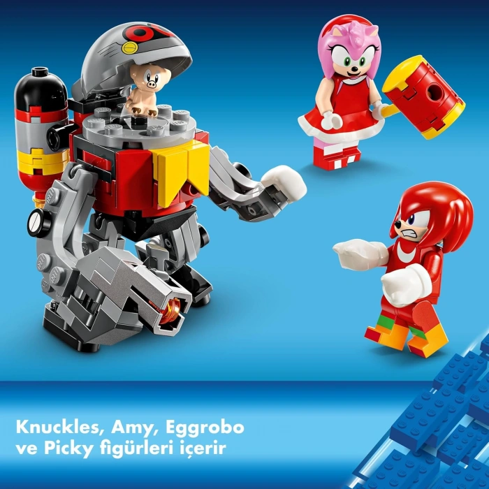 LEGO Sonic the Hedgehog Knuckles ve Master Emerald Tapınağı 76998 – 8 Yaş ve Üzeri Çocuklar İçin Video Oyunu Karakterleri İçeren Yaratıcı Oyuncak Yapım Seti (325 Parça)