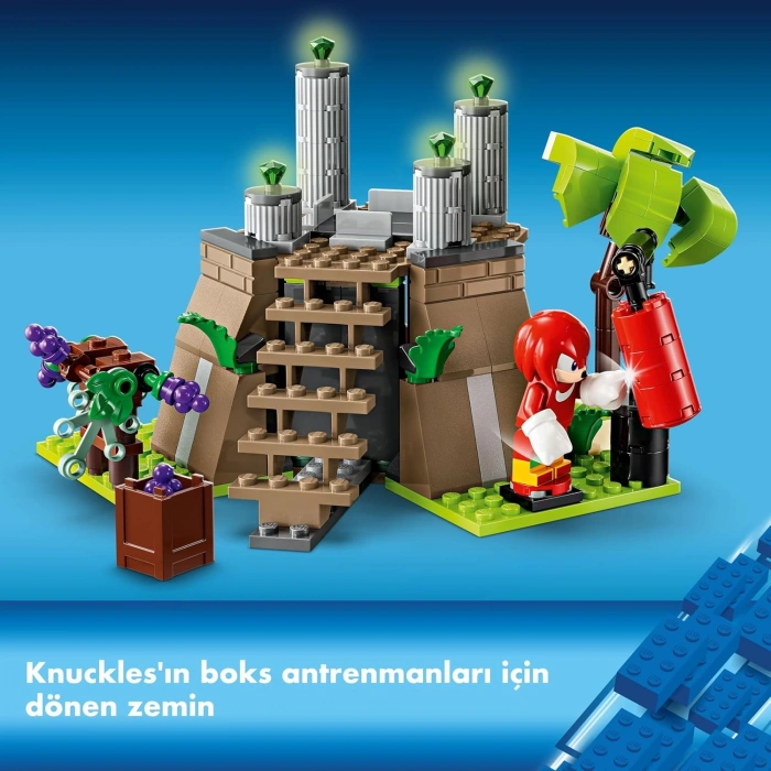 LEGO Sonic the Hedgehog Knuckles ve Master Emerald Tapınağı 76998 – 8 Yaş ve Üzeri Çocuklar İçin Video Oyunu Karakterleri İçeren Yaratıcı Oyuncak Yapım Seti (325 Parça)