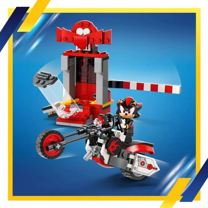 LEGO Sonic the Hedgehog Shadow the Hedgehog Kaçışı 76995-8 Yaş ve Üzeri Çocuklar için Yaratıcı Oyuncak Yapım Seti (196 Parça)