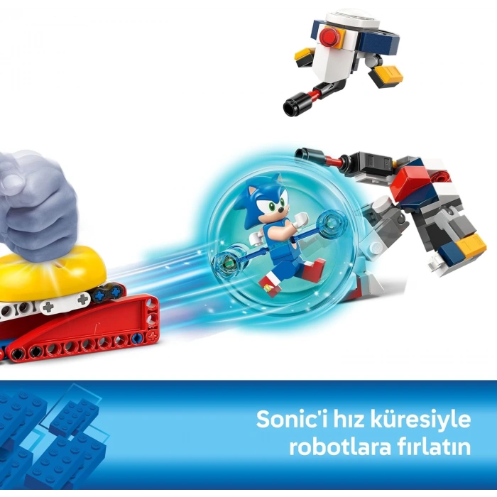 LEGO Sonic The Hedgehog: Sonic’in Kamp Ateşi Çarpışması 77001, 7 Yaş Oyuncak Yapım Seti ,177 Parça