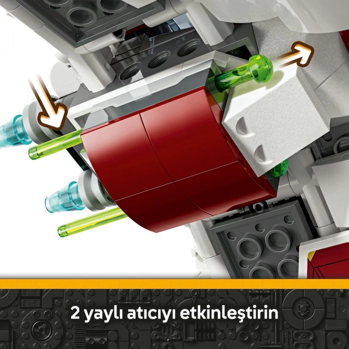 LEGO Star Wars: Klon Savaşları Ahsoka’nın Jedi Interceptor’ı 75401-8 Yaş ve Üzeri Kız ve Erkek Çocuklar için Yaratıcı Oyuncak Yapım Seti, Doğum Günü Hediyesi (290 Parça)