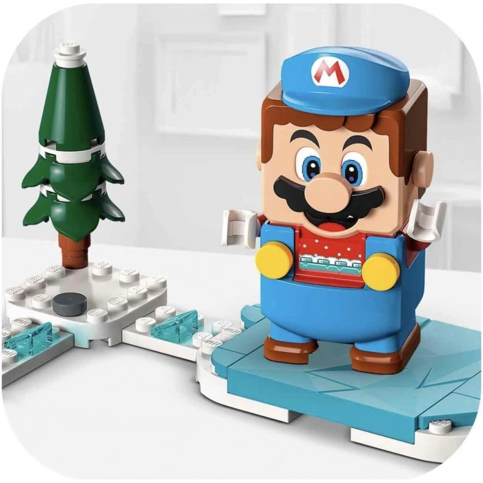LEGO® Super Mario™ Ice Mario Kostümü ve Donmuş Dünya Ek Macera Seti 71415-6 Yaş ve Üzeri Çocuklar için Yaratıcı Oyuncak Yapım Seti (105 Parça)