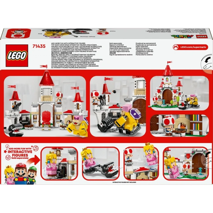 LEGO Super Mario Peach’in Kalesinde Roy ile Savaş 71435-7 Yaş ve Üzeri Çocuklar için Nintendo Karakteri İçeren Yaratıcı Oyuncak Yapım Seti (738 Parça)