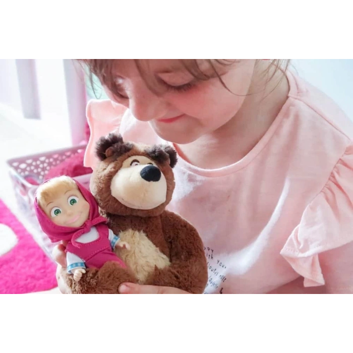 Maşa ile Koca Ayı - Masha and the Bear Masha Doll 12cm and Bear 25cm