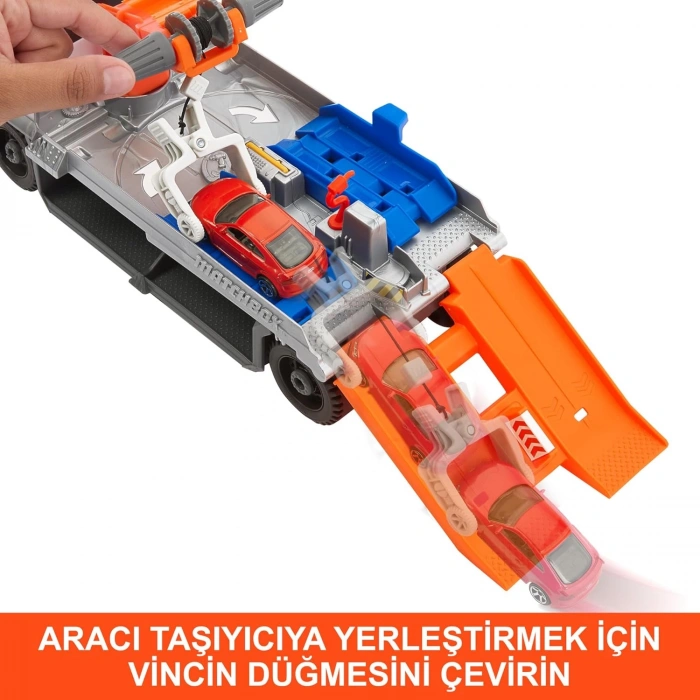 Matchbox HRY43 Çekici Ve Tamir Kamyonu ‎Ve Bir Araç 2019 AUDI TT RS COUPE