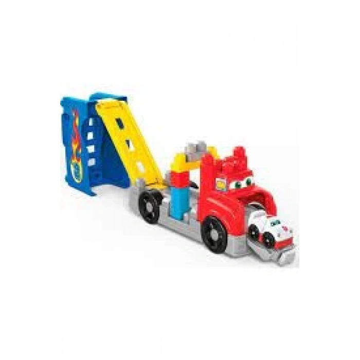Mega Bloks Araç ve Tır Oyun Seti, 1-5 Yaş Arası Çocuklar İçin, 16 Parçadan Oluşan Blok Oyuncakları FVJ01