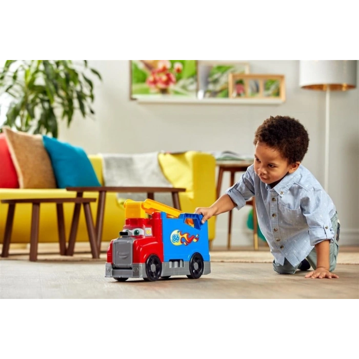 Mega Bloks Araç ve Tır Oyun Seti, 1-5 Yaş Arası Çocuklar İçin, 16 Parçadan Oluşan Blok Oyuncakları FVJ01