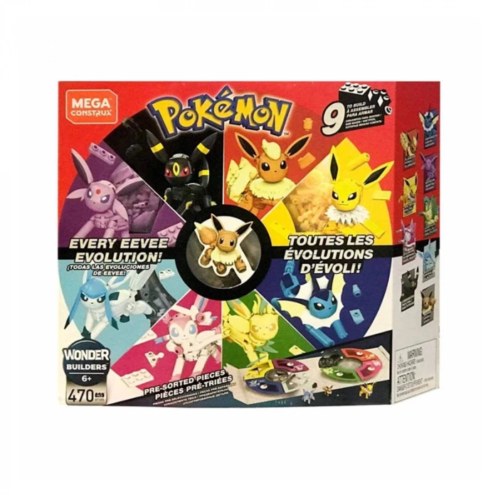 MEGA Pokémon Eevee Dönüşümleri, 6 yaş ve üzeri, GFV85