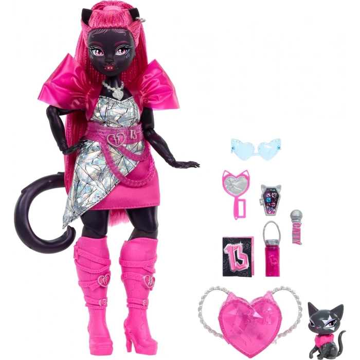 Monster High Acayip Havalı Arkadaşlar Catty Noir HXH76