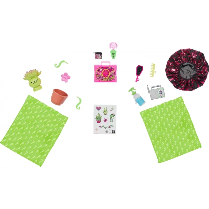 Monster Hıgh® Güzellik Sırları™ Venus Mcflytrap™ Bebek ve 13 Gerçekçi Aksesuar JHK45