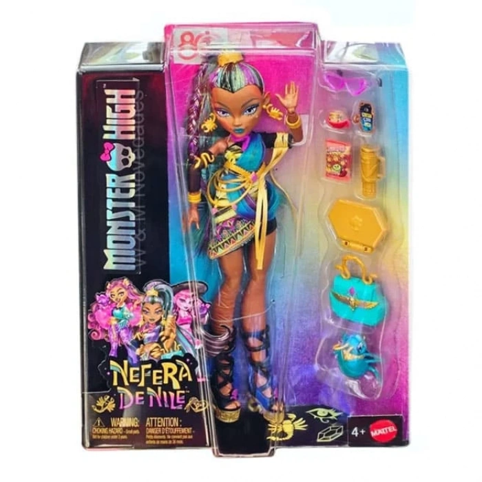 Monster High Mumya Elbisesiyle Nefera de Nile Bebek JDR48