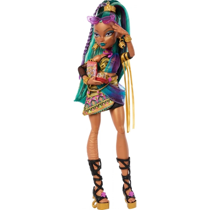 Monster High Mumya Elbisesiyle Nefera de Nile Bebek JDR48