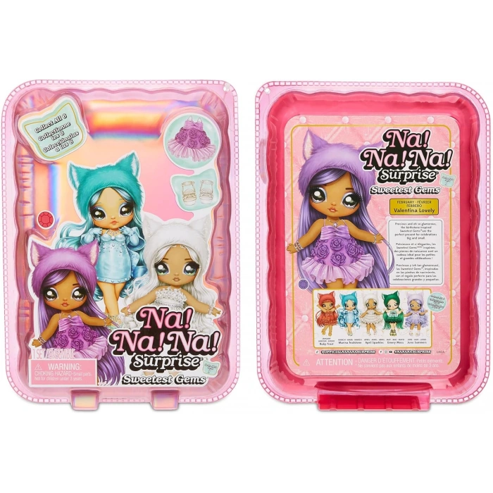 Na Na Na Surprise Sweetest Gems - Ruby Frost (Garnet) Bebeği