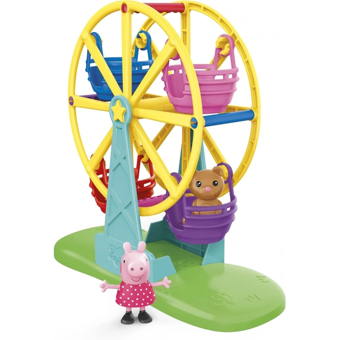 Peppa Pig Peppanın Maceraları Dönme Dolapta Eğlenceli Oyun Seti F2512