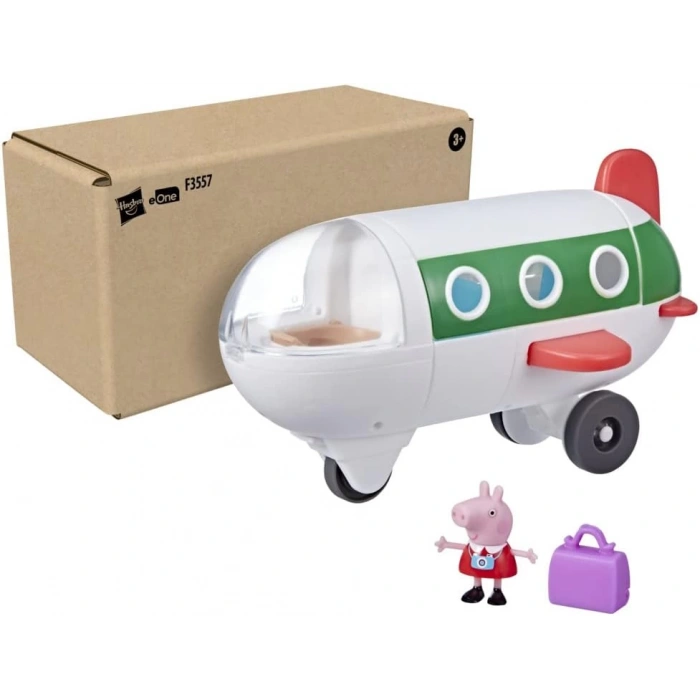Peppa Pig Peppanın Maceraları Peppa Uçakta Oyun Seti F3557