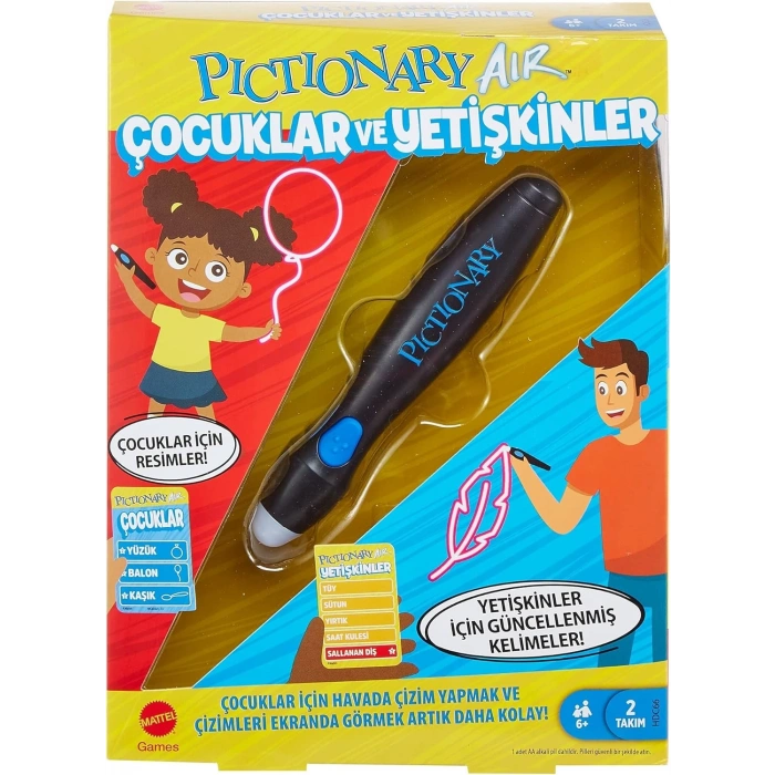 Pictionary Air Çocuklar ve Yetişkinler, 6 yaş ve üzeri, HDC66