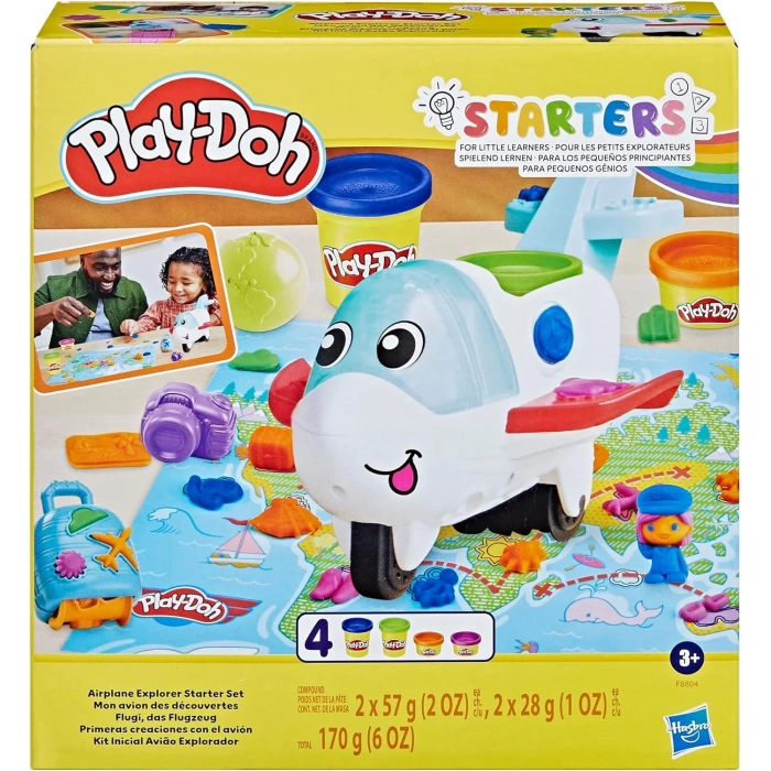 Play Doh Starters Eğlenceli Uçak Oyun Seti F8804