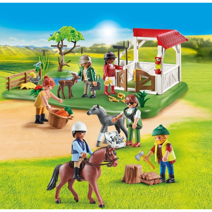 Playmobil 70978 Figürlerim: At Çiftliği, koleksiyon ürünleri karışımı ve eşleştirme figürleri, eğlenceli yaratıcı rol yapma, oyun setleri 4 yaş ve üzeri çocuklar için uygundur
