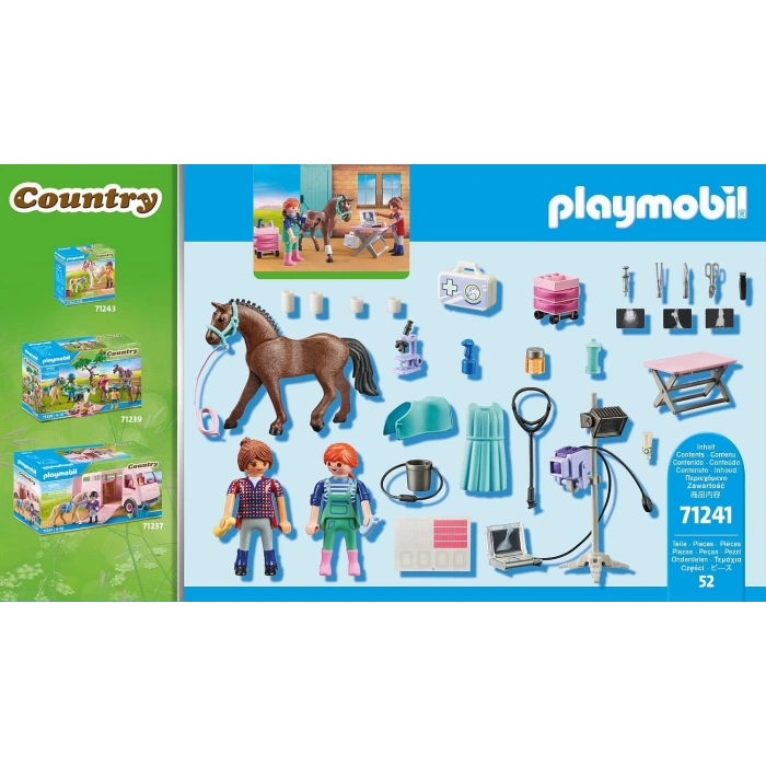 Playmobil 71241 Country Atlar için Veteriner