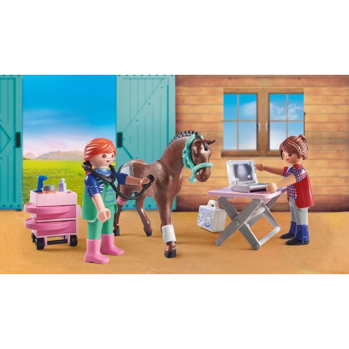 Playmobil 71241 Country Atlar için Veteriner