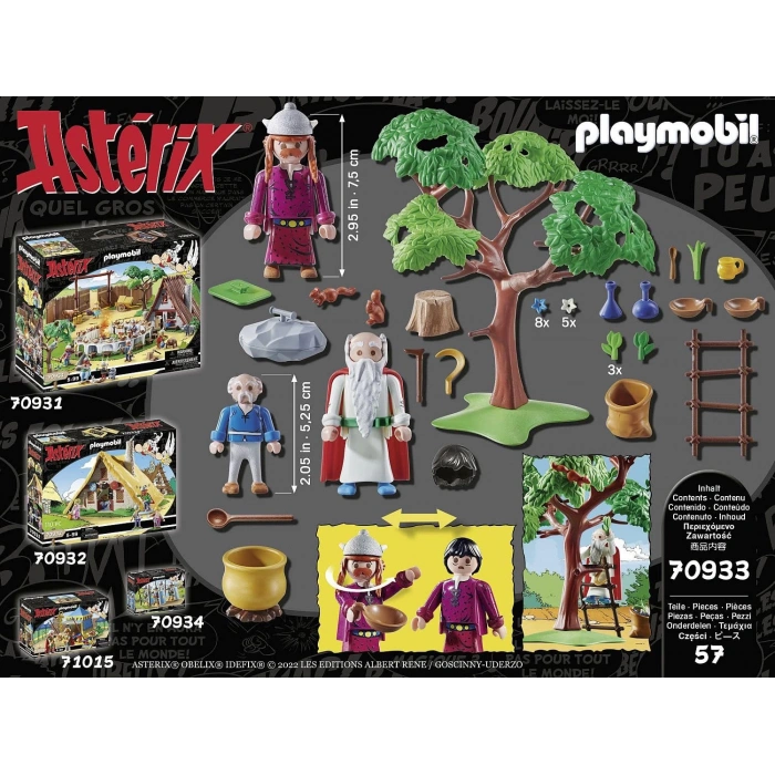 PLAYMOBIL Asterix 70933 Miraculix sihirli iksirli