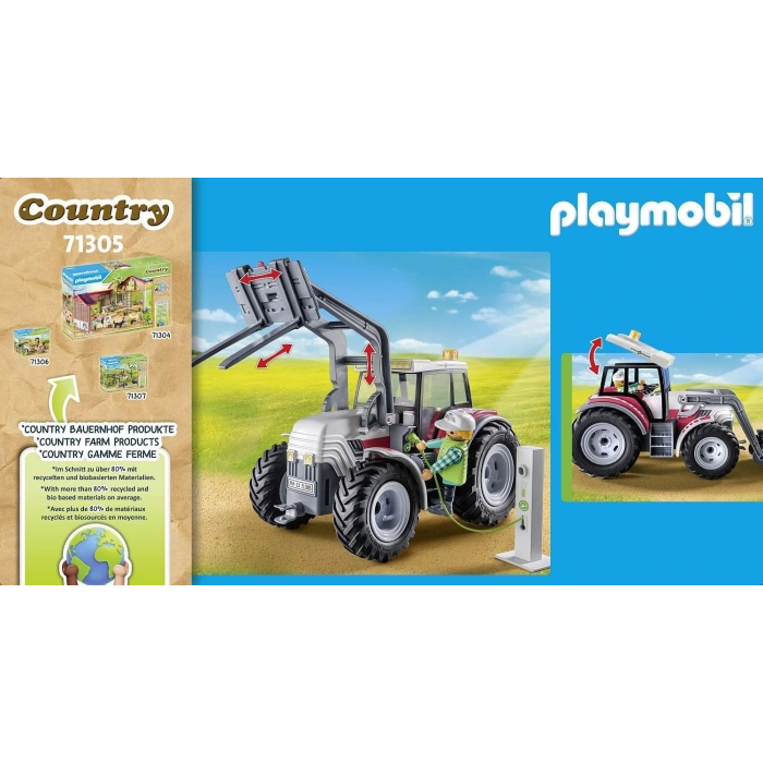 Playmobil Country Büyük Traktör 71305