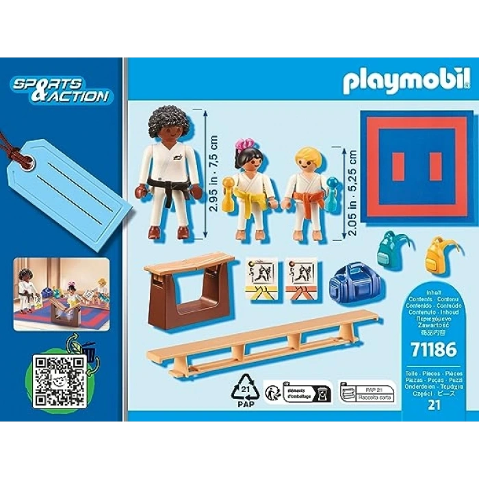 Playmobil Karate Antremanı 71186