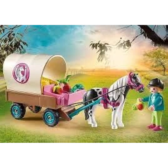 Playmobıl Midilli Arabası, 70998, Renkli