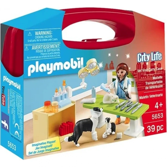 Playmobil 5653 Veteriner Ziyareti Taşıma Çantası