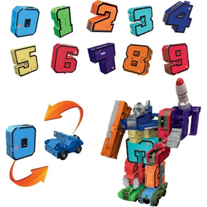 Pocket Morphers Dönüşebilen Numaralar 10lu Set