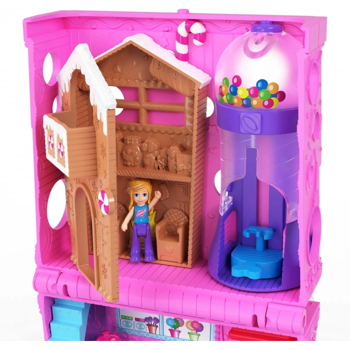 Polly Pocket Pollyville Şeker Dükkanı Oyun Seti HNB03