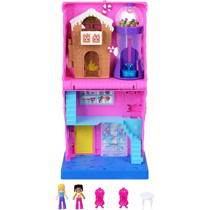 Polly Pocket Pollyville Şeker Dükkanı Oyun Seti HNB03