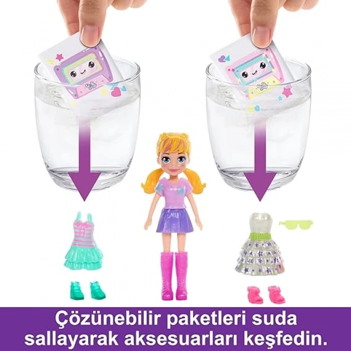 Polly Pocket Radyo Temalı Moda Eğlencesi Oyun Seti HRD65