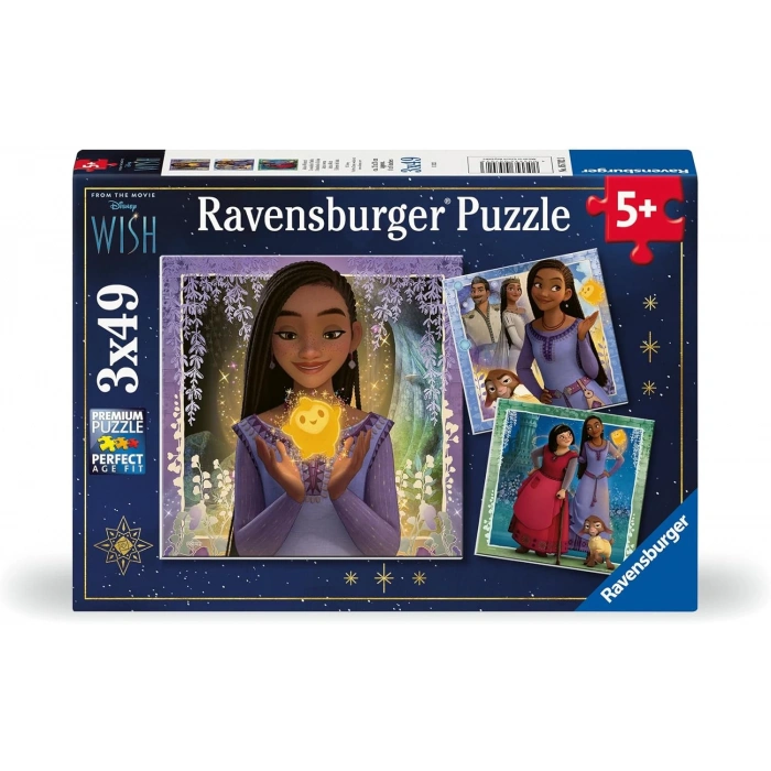 Ravensburger 3x49 Parça Puzzle WD Wish