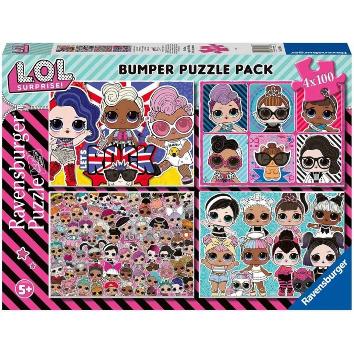 Ravensburger 4 in Box Puz LOL Sürpriz Yapboz 128808