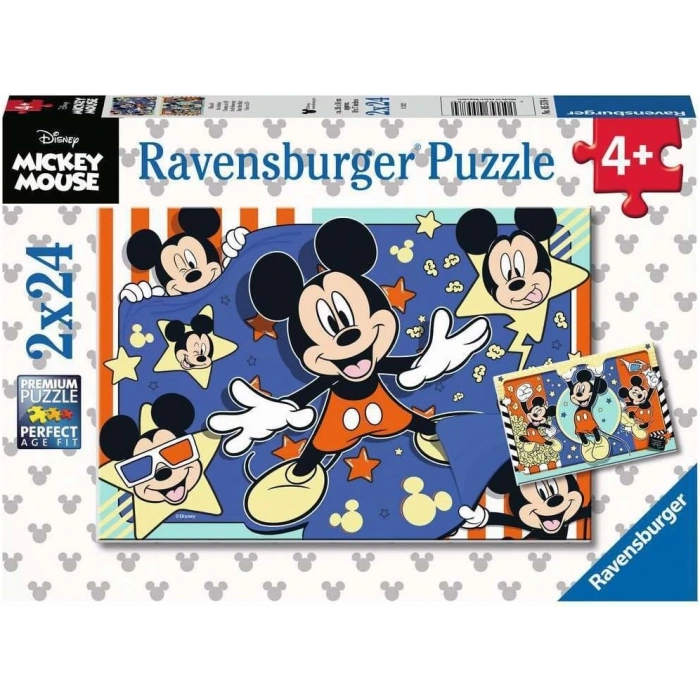 Ravensburger Puzzle 2x24 Parça WD Film 5578