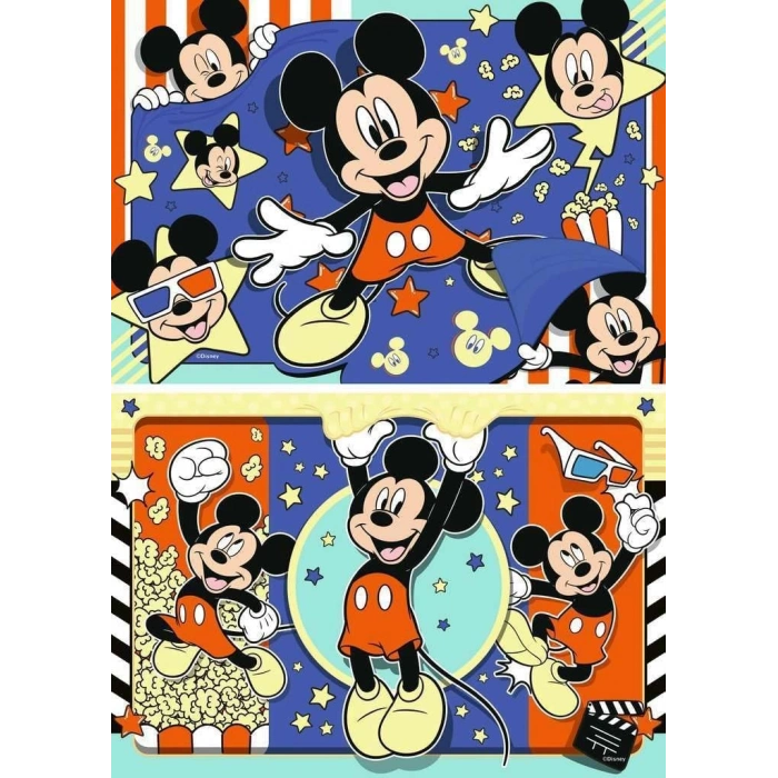 Ravensburger Puzzle 2x24 Parça WD Film 5578