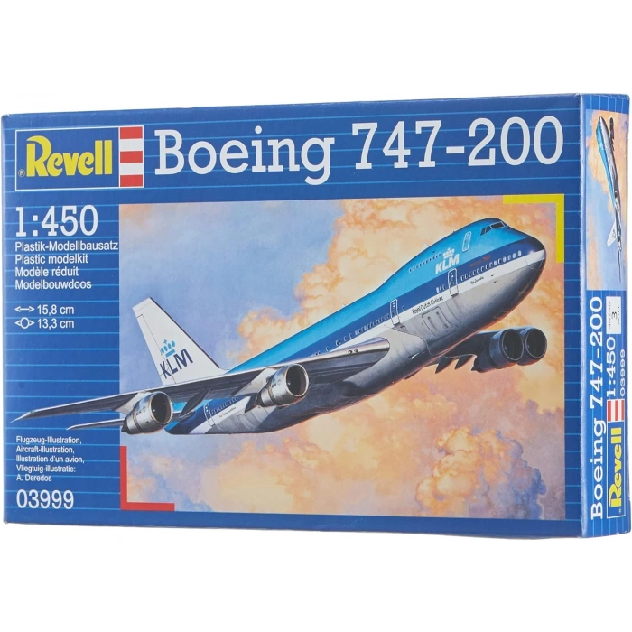 Revell Model Kit Boeing 747-200 1:450 3999