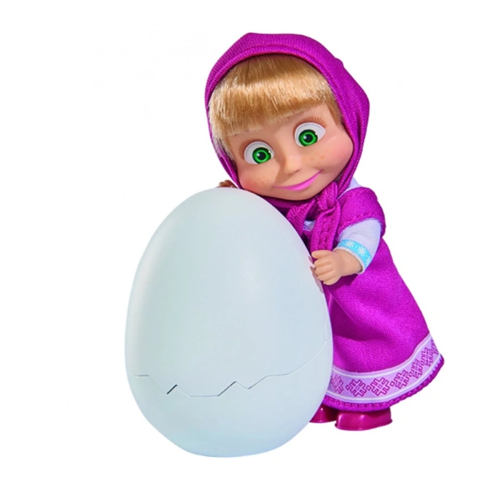 Simba 109301003 – Mascha ve Ayı Penguen yumurta, bebek, 12 cm
